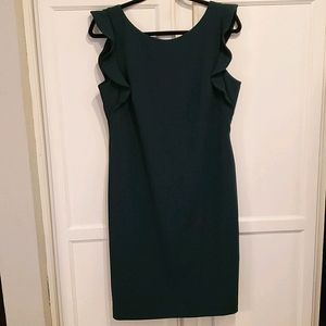 CALVIN KLEIN Dark Green Dress